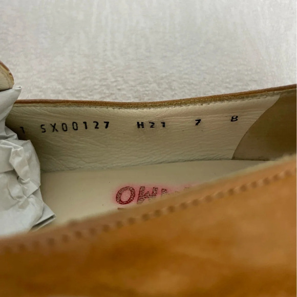 Salvatore Ferragamo Tan Gancini Espadrille Loafer Slip On Leather Flats - Picture 8 of 10